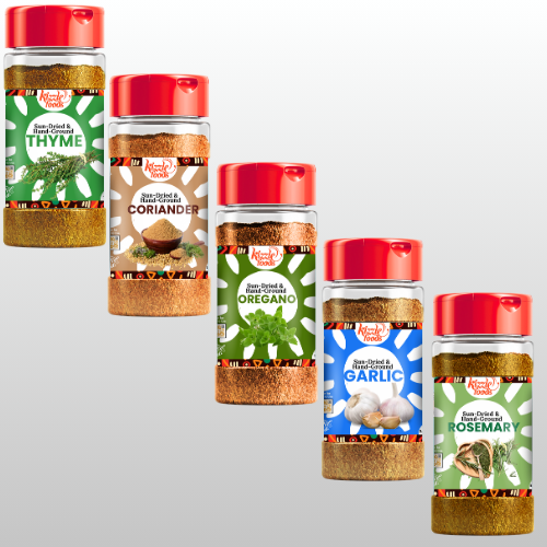 Herb Favorites: Rosemary, Garlic, Oregano, Thyme, Coriander