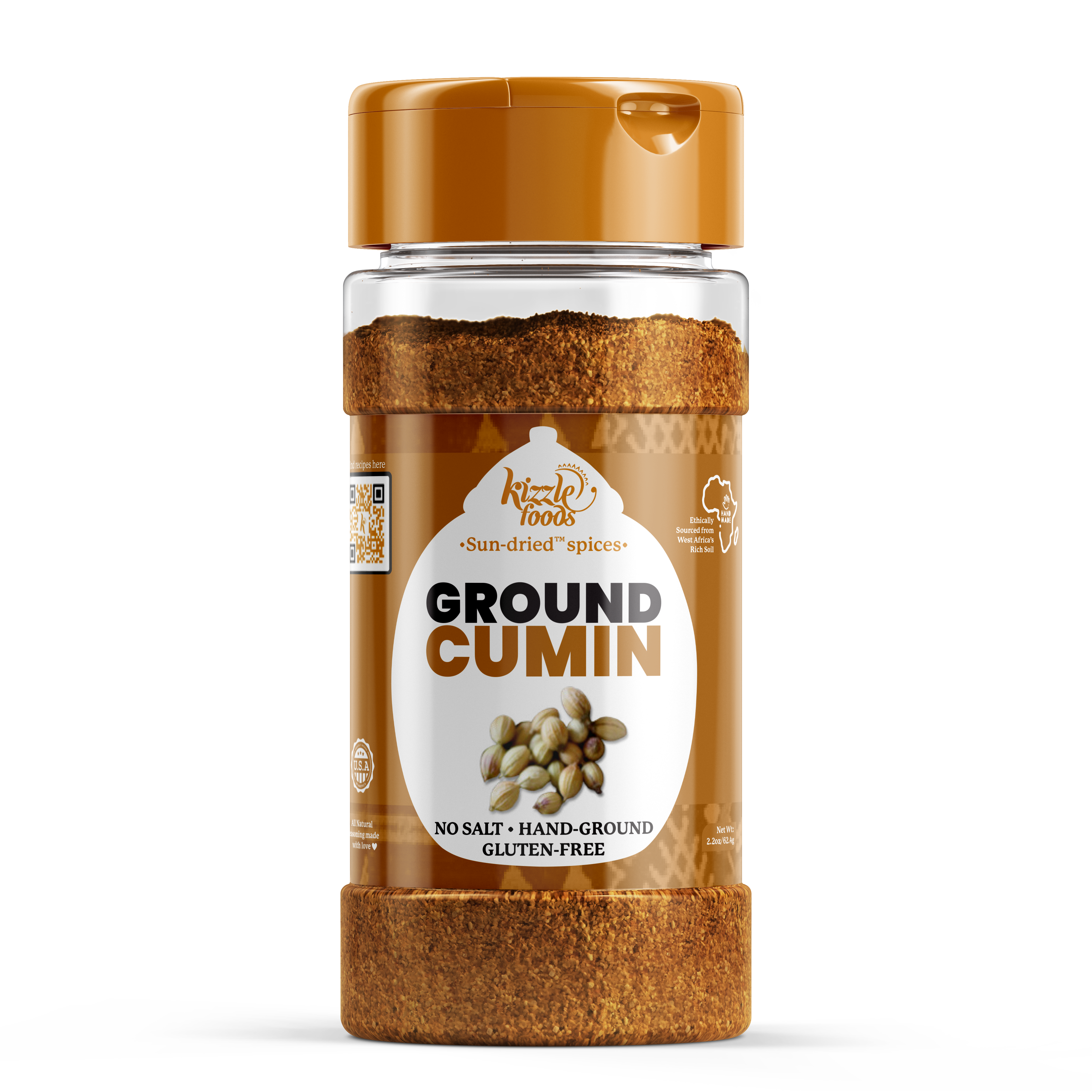 KizzleFoods Ground Cumin, 2.19 oz