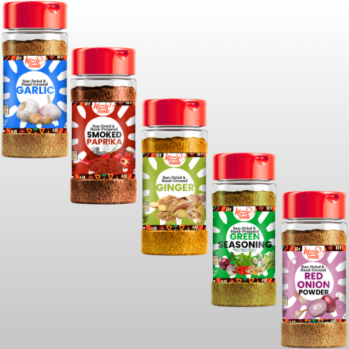 Kitchen Must Haves: Garlic, Red-Onion, Ginger, Green Seasoning, Smoked Paprika