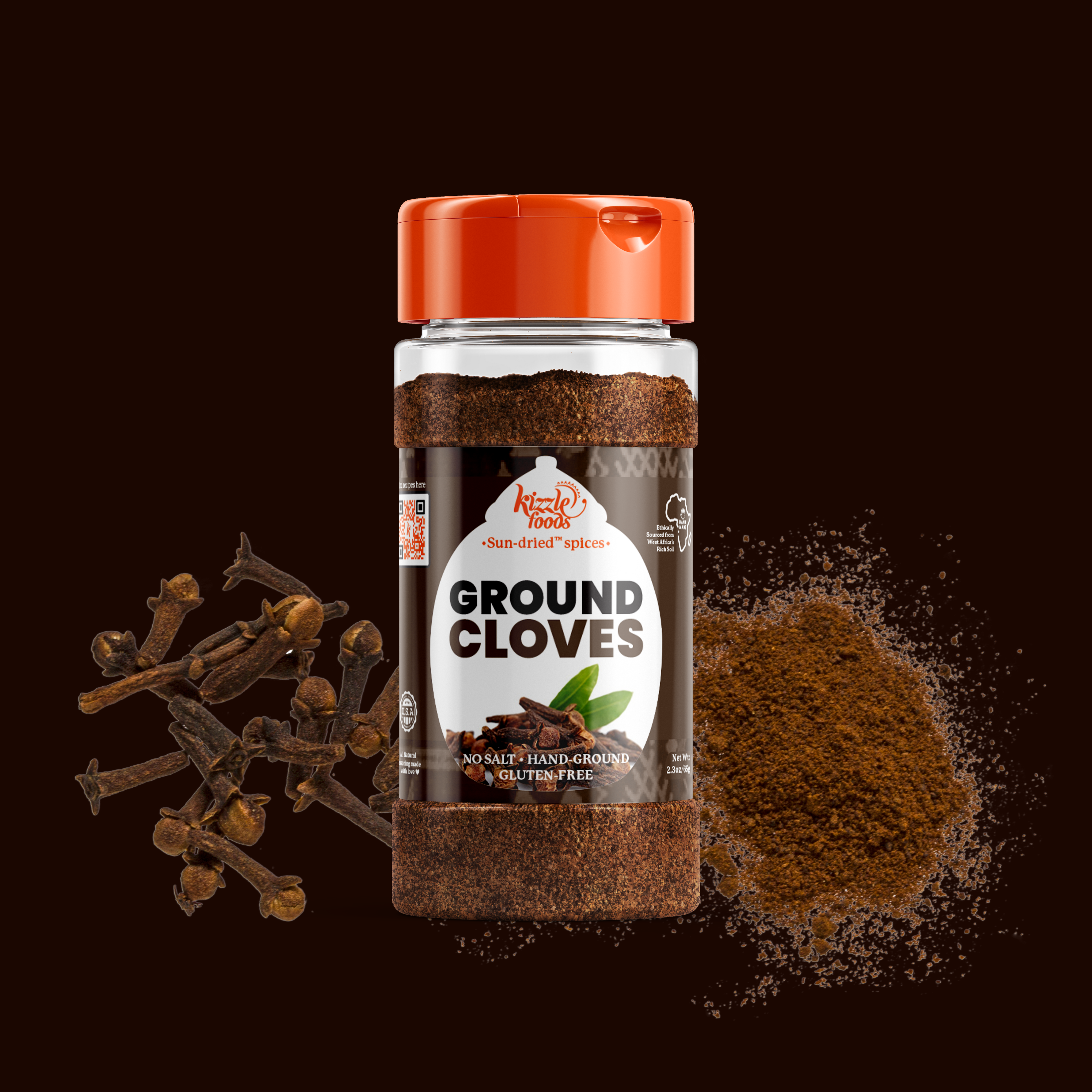 KizzleFoods Ground Cloves, 1.9oz