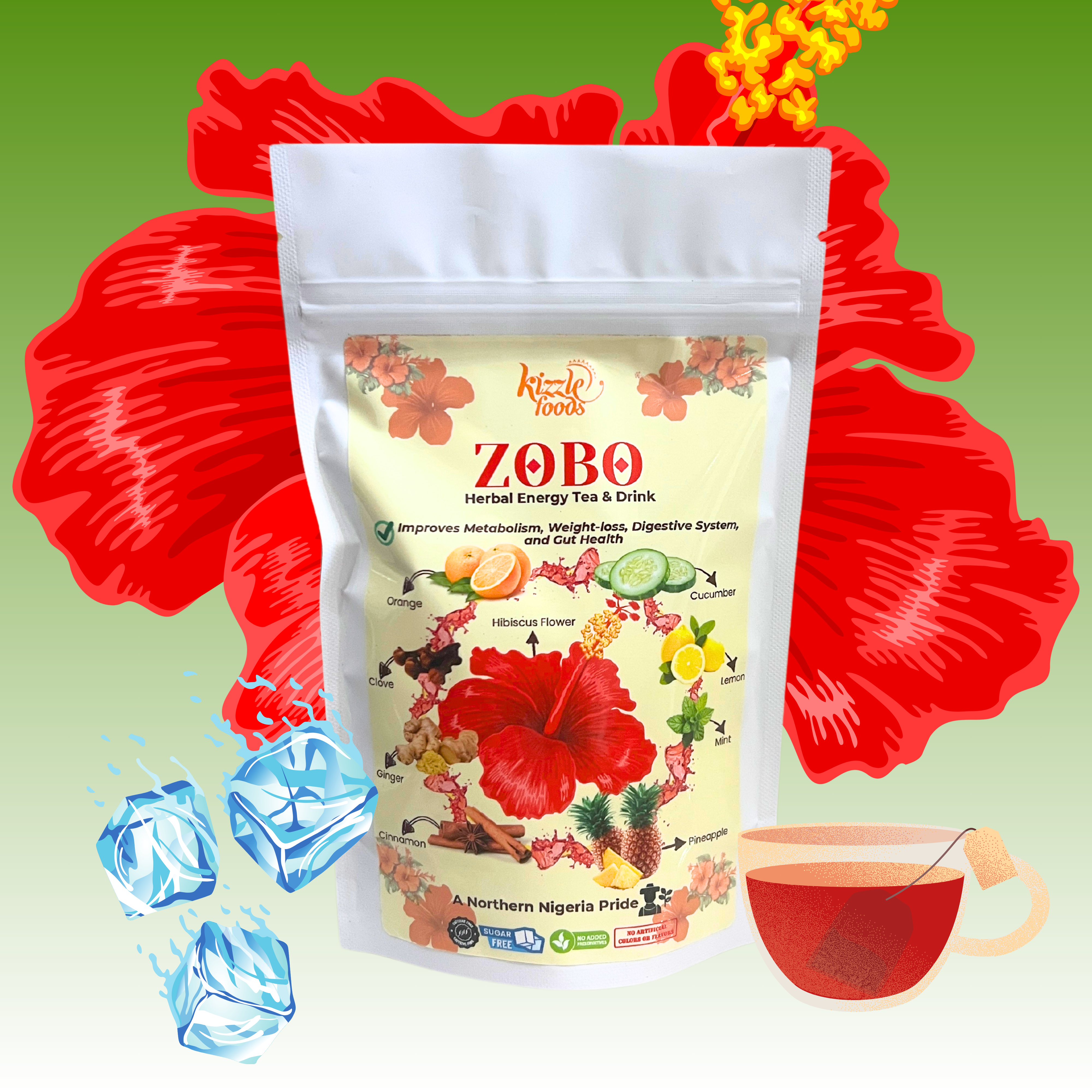 ZOBO Herbal Tea/Drink, 3.5oz