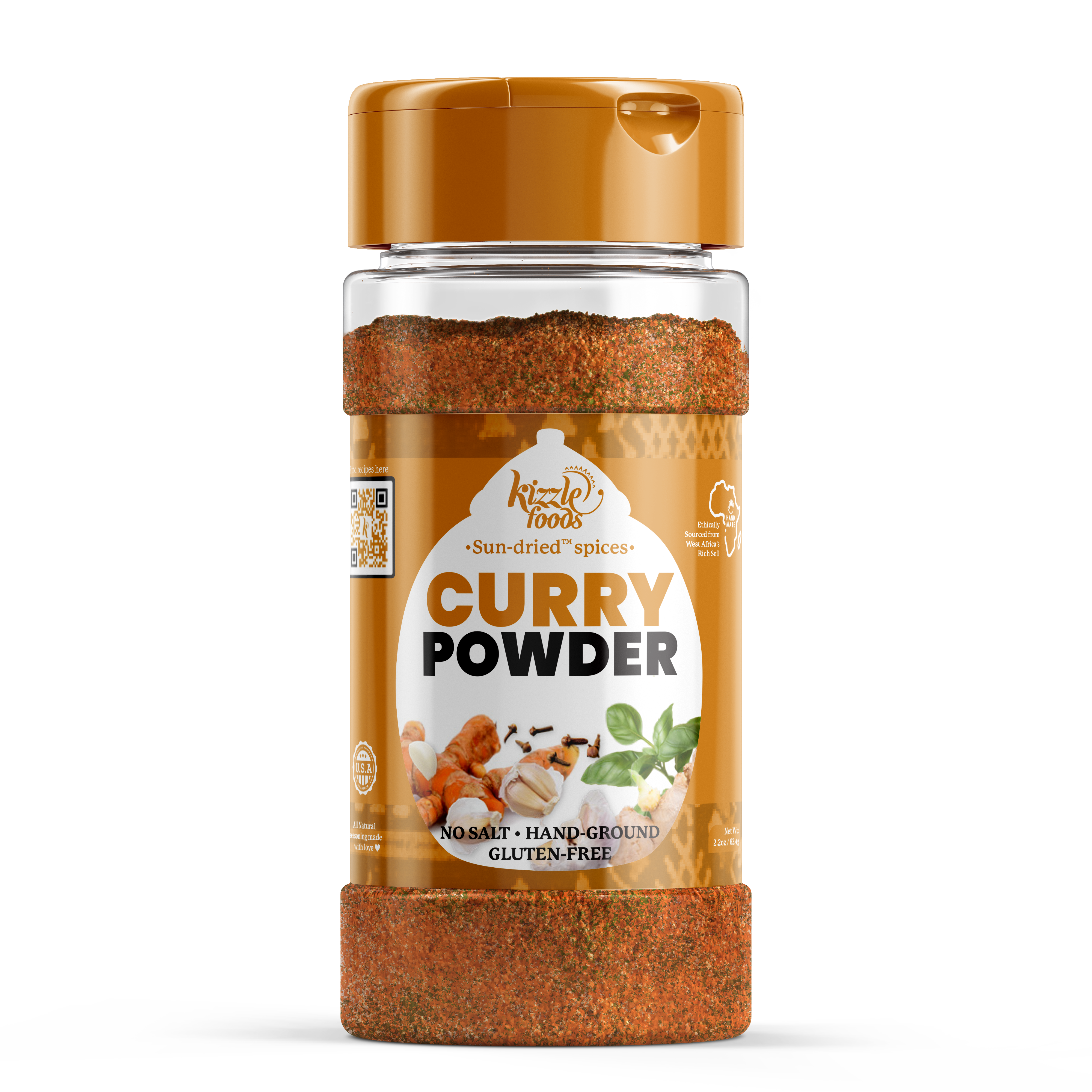 KizzleFoods Curry Powder, 1.73 oz